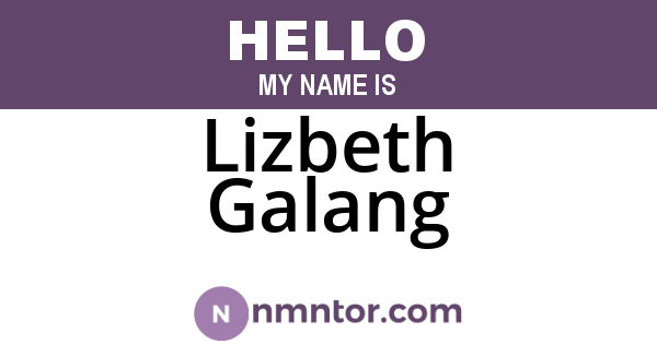 Lizbeth Galang