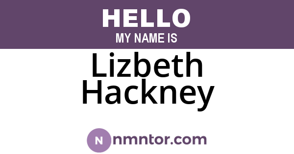 Lizbeth Hackney