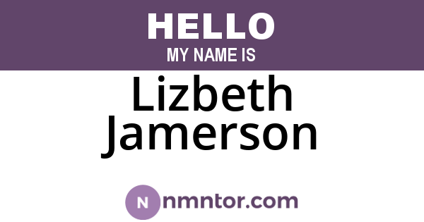Lizbeth Jamerson