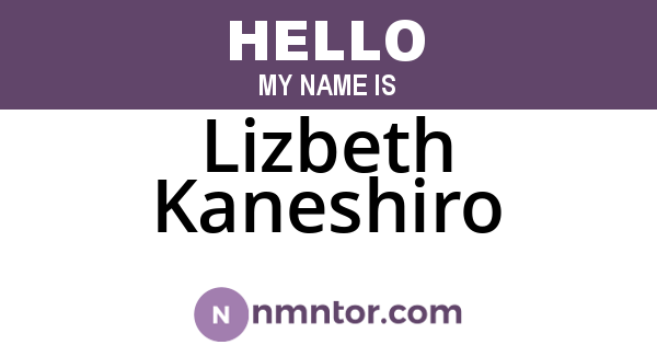 Lizbeth Kaneshiro