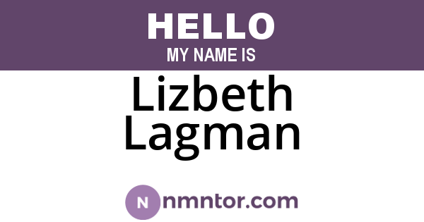 Lizbeth Lagman