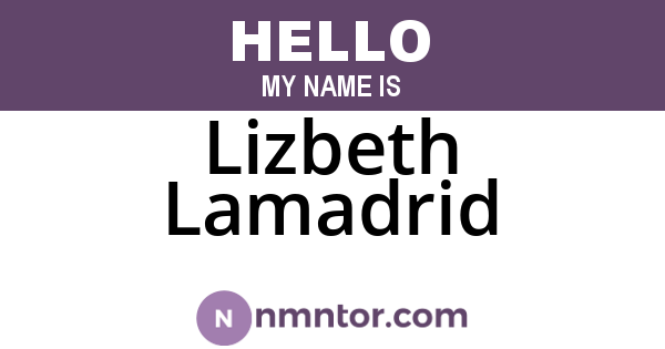 Lizbeth Lamadrid
