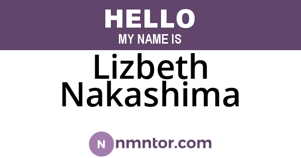 Lizbeth Nakashima