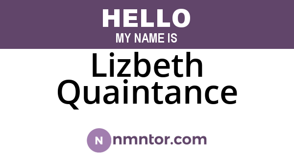 Lizbeth Quaintance