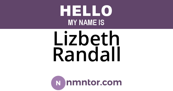 Lizbeth Randall