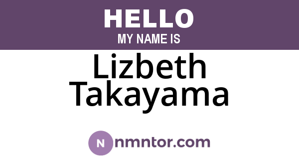 Lizbeth Takayama