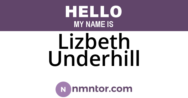 Lizbeth Underhill