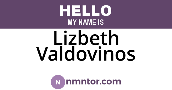 Lizbeth Valdovinos