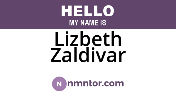 Lizbeth Zaldivar