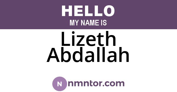 Lizeth Abdallah