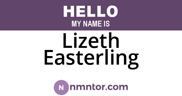 Lizeth Easterling