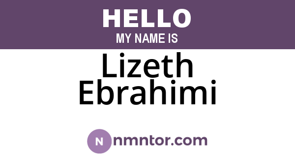Lizeth Ebrahimi