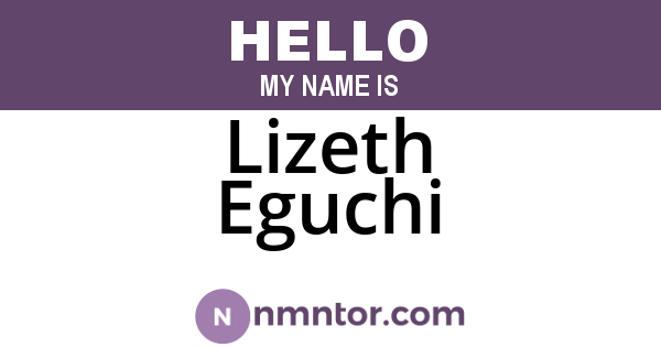 Lizeth Eguchi