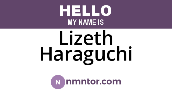 Lizeth Haraguchi