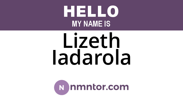 Lizeth Iadarola