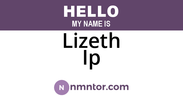 Lizeth Ip