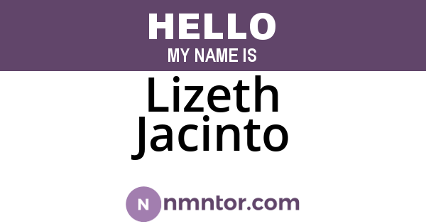 Lizeth Jacinto