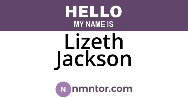 Lizeth Jackson