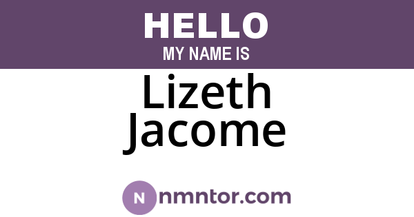 Lizeth Jacome