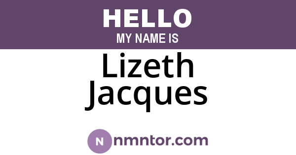 Lizeth Jacques