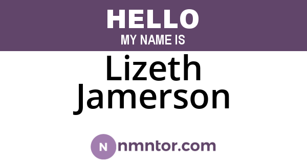 Lizeth Jamerson
