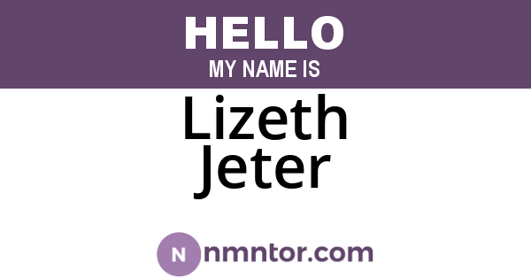Lizeth Jeter