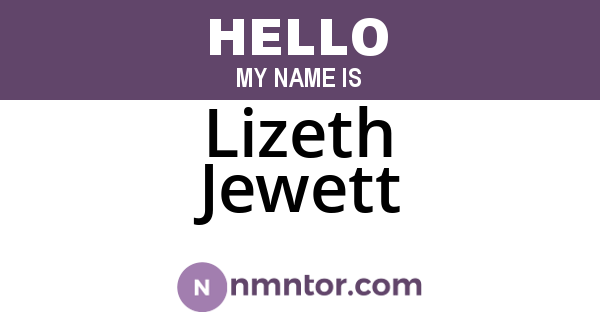 Lizeth Jewett