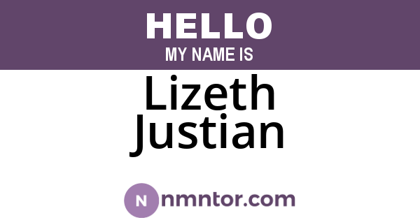 Lizeth Justian