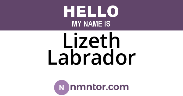 Lizeth Labrador