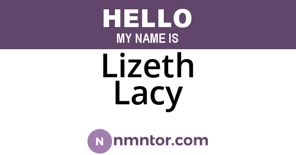 Lizeth Lacy