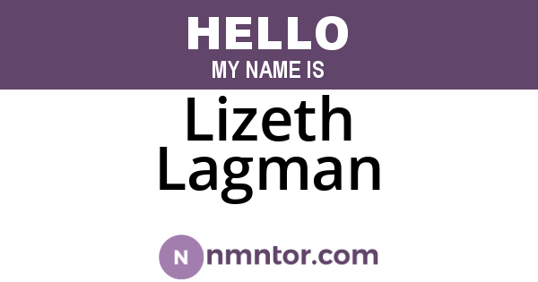 Lizeth Lagman