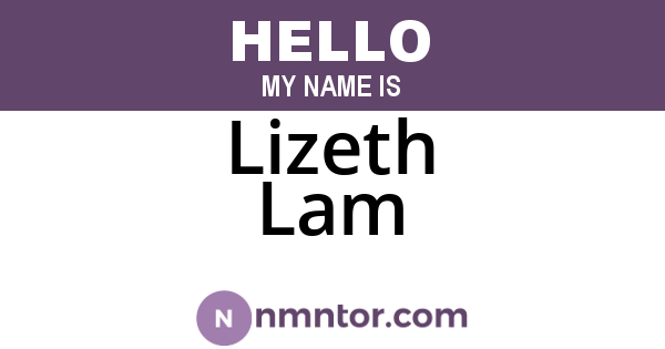 Lizeth Lam