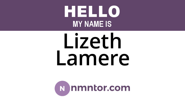 Lizeth Lamere