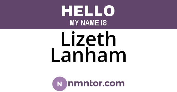 Lizeth Lanham
