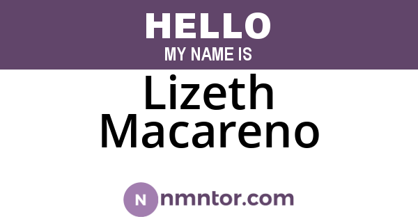 Lizeth Macareno