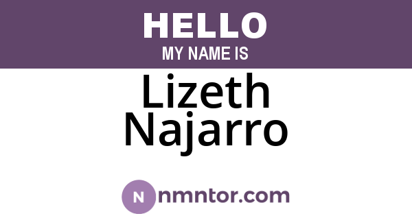 Lizeth Najarro