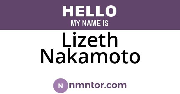 Lizeth Nakamoto