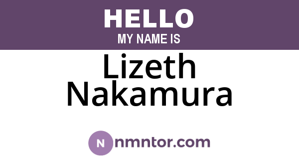 Lizeth Nakamura