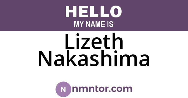 Lizeth Nakashima