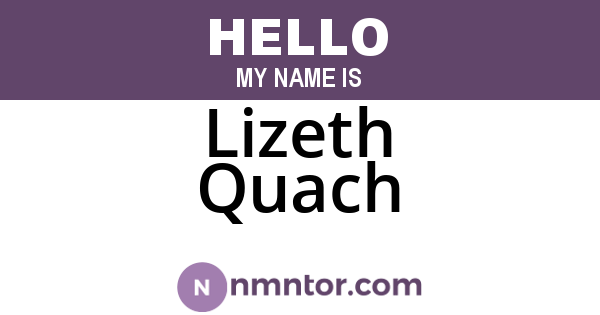 Lizeth Quach