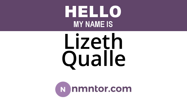 Lizeth Qualle