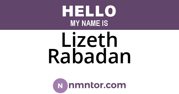 Lizeth Rabadan
