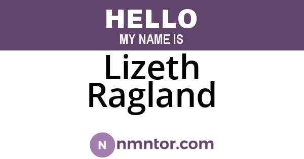 Lizeth Ragland