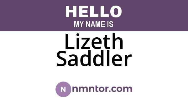 Lizeth Saddler