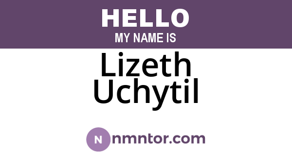 Lizeth Uchytil