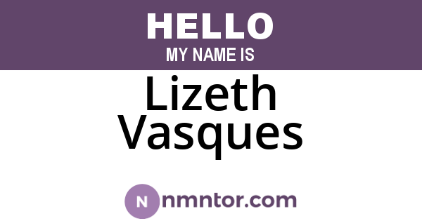 Lizeth Vasques