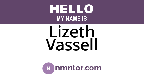 Lizeth Vassell