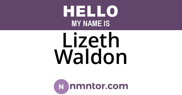 Lizeth Waldon