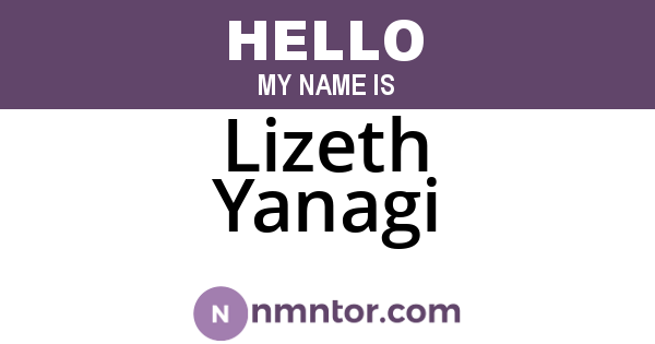 Lizeth Yanagi