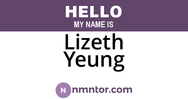 Lizeth Yeung